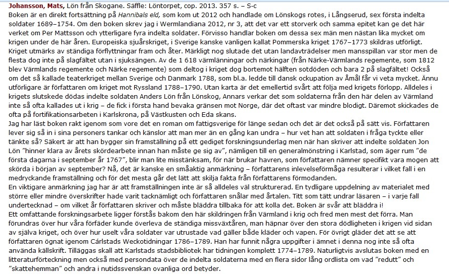 Lön från Skogane får ytterligare en fin recension